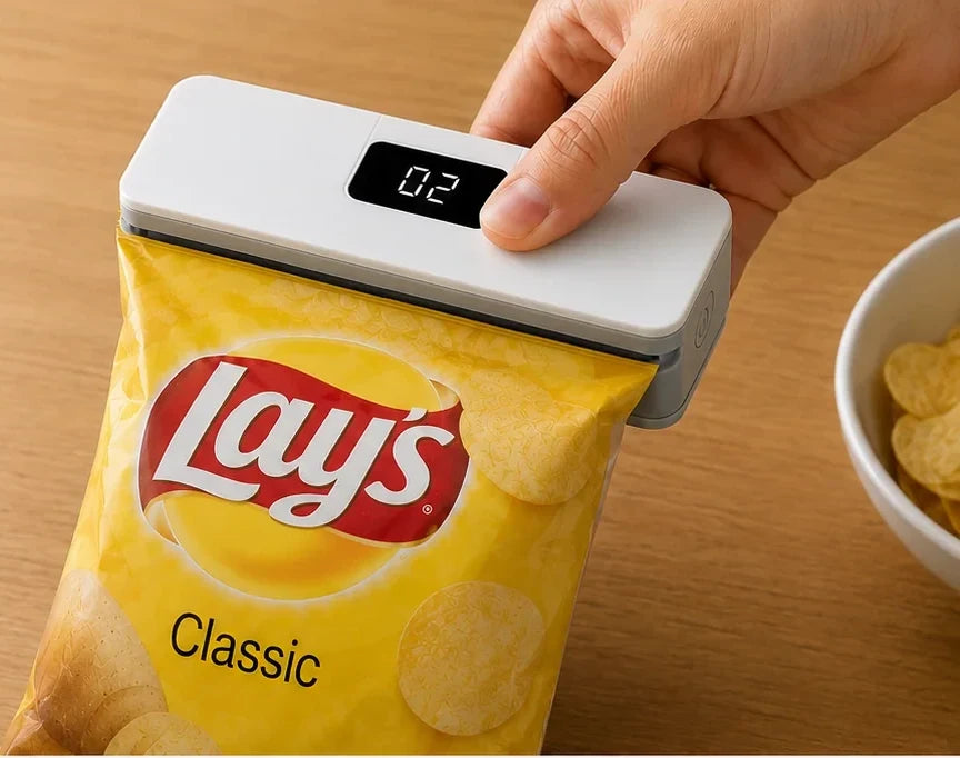SnapLock used on a heat-sealable snack bag